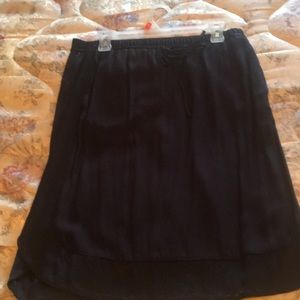 Dark Navy skirt size m loft